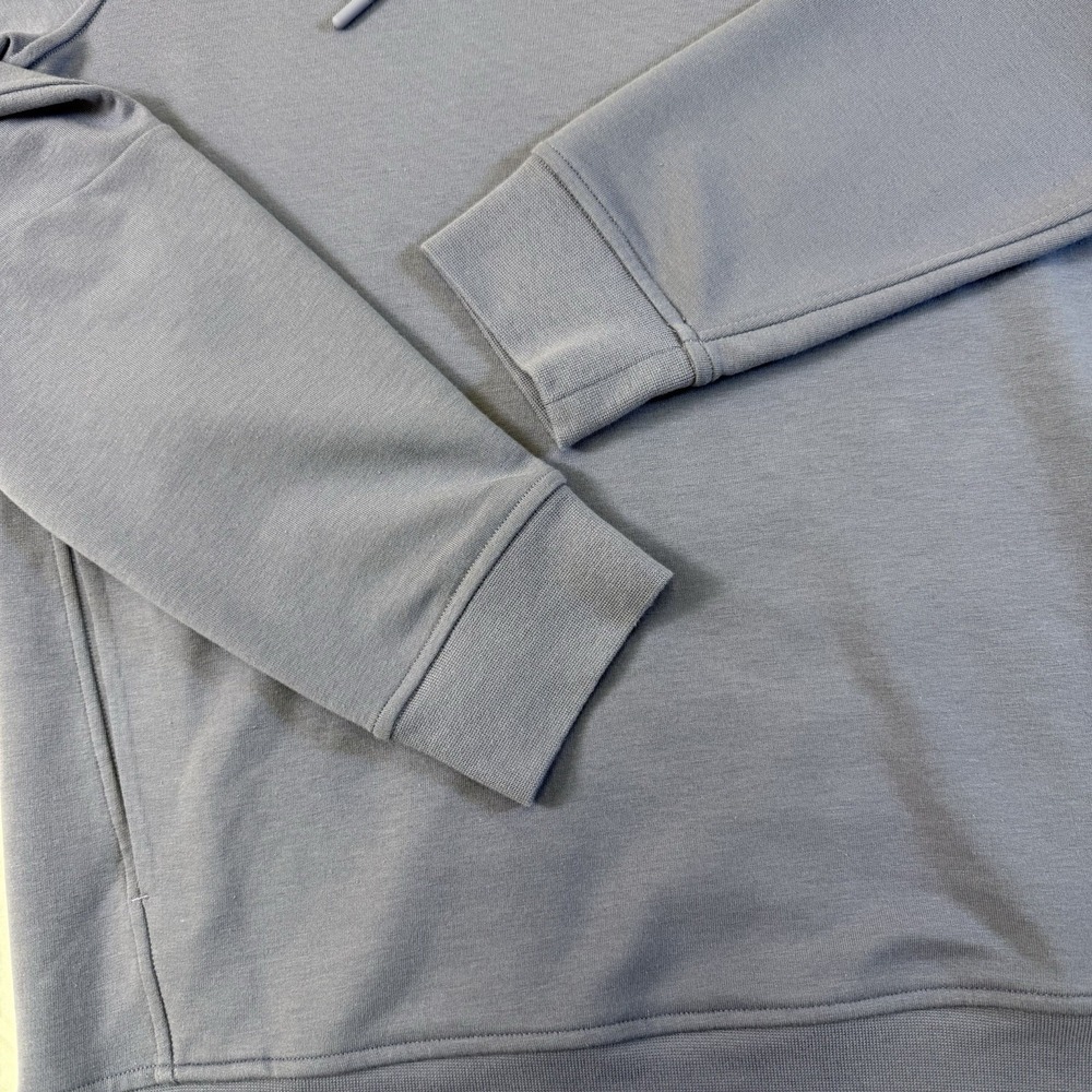 LULU LEMON Cropped Stretch Hoodie Top Gray Womens Small**. Comfort Design Detail - Picture 7 of 16